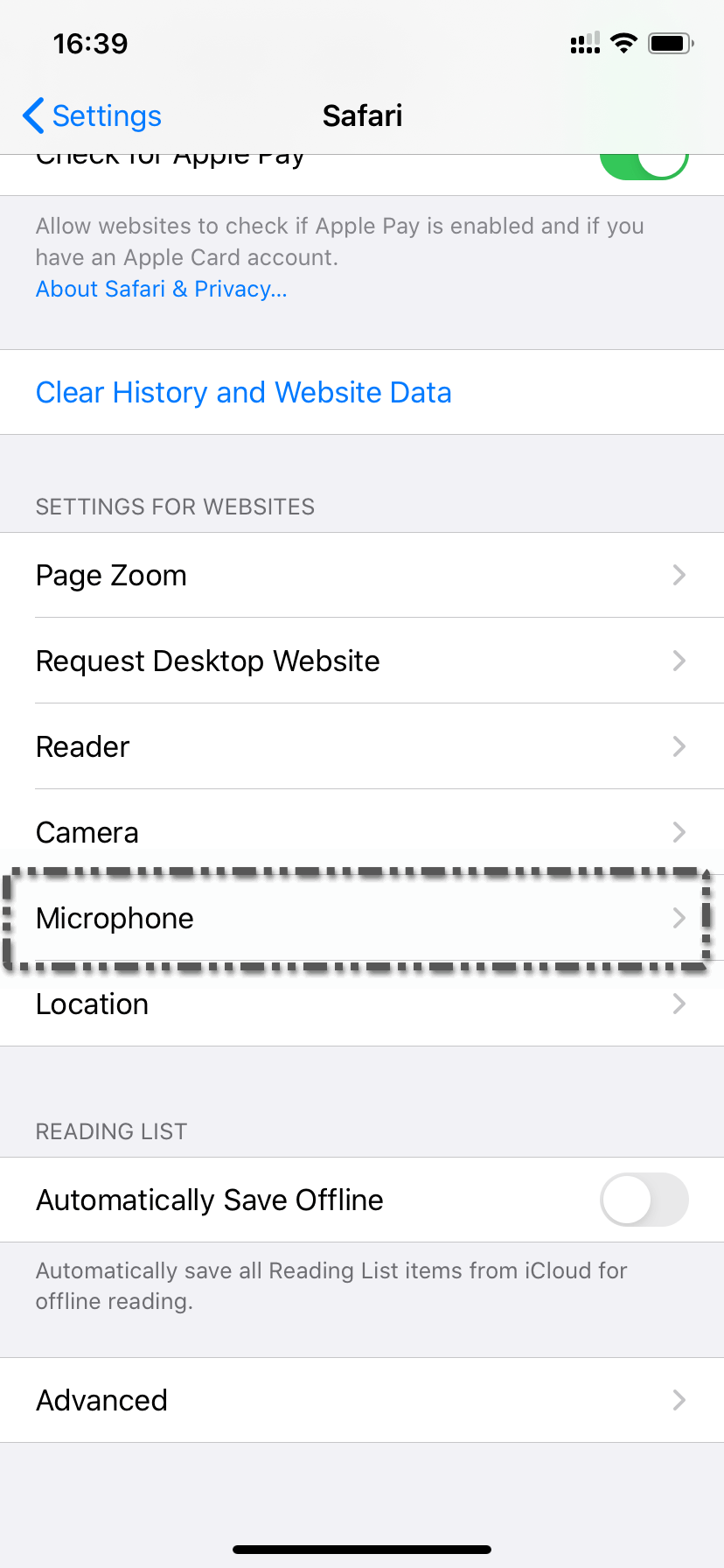 میکروفون آی‌او‌اس 5
