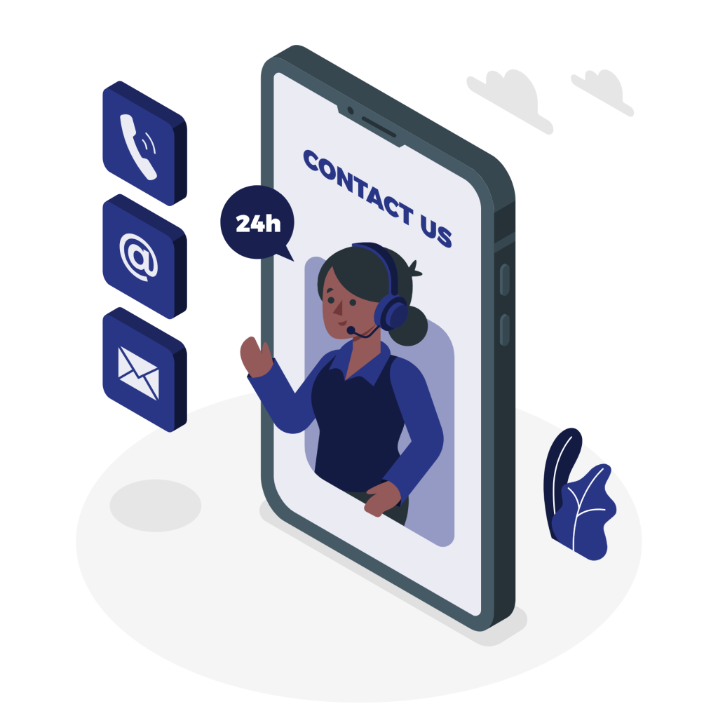 contact us vector
