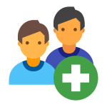 icons8 Add Male User Group 480px