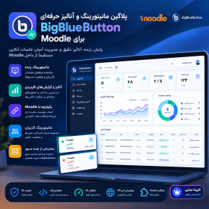 پلاگین مانیتورینگ بیگ بلوباتن برای مودل - آنالیز حرفهای bigbluebutton-monitoring-for-moodle